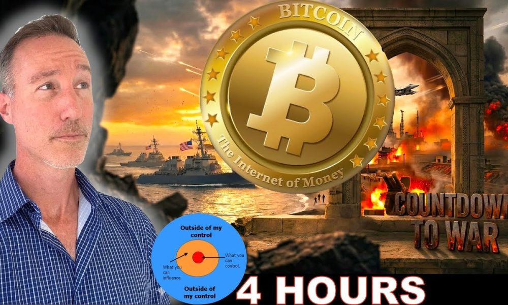 4-Hour War Countdown. Bitcoin Sphere Of Control