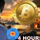 4-Hour War Countdown. Bitcoin Sphere Of Control
