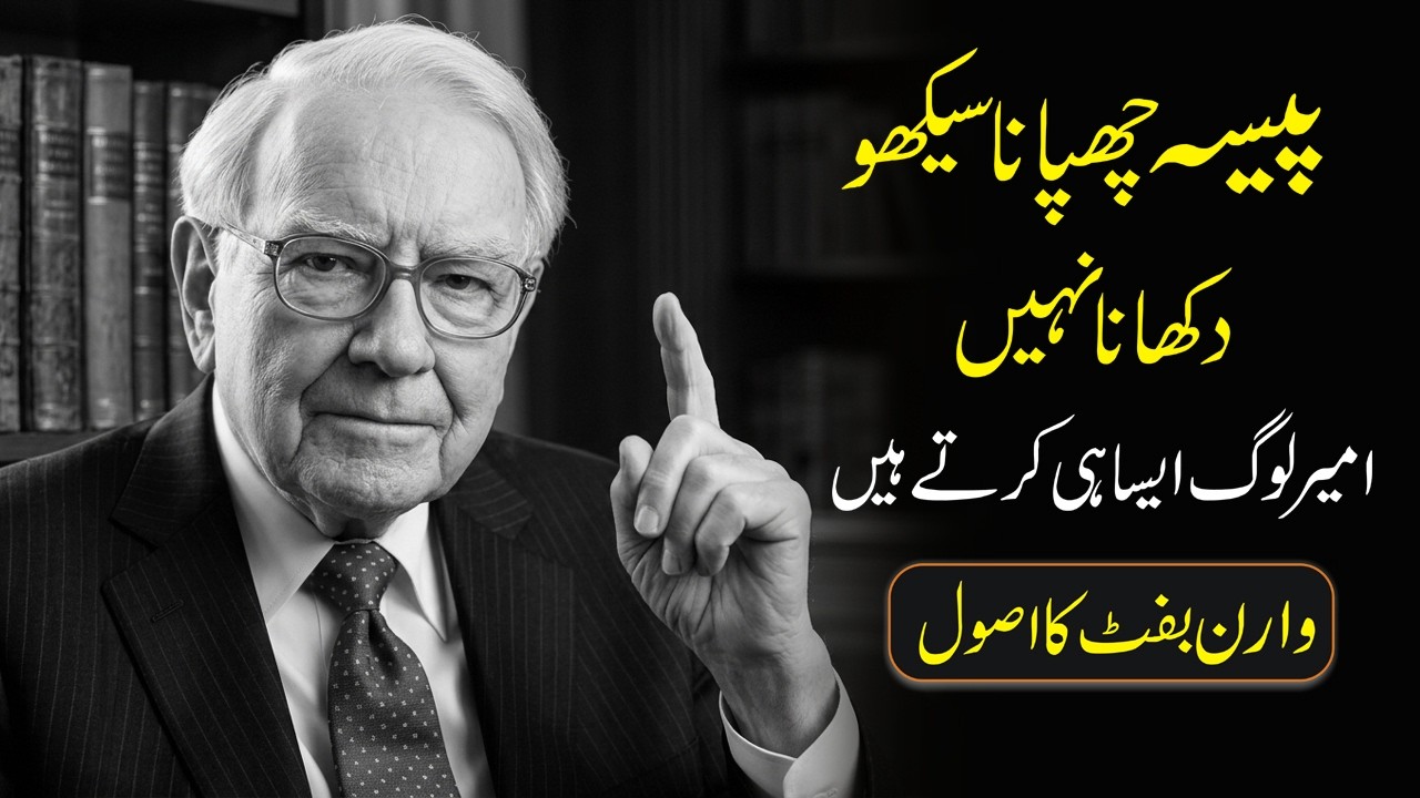 Learn How Rich People Hide Money (Not Show It!) | Powerful Financial Advice | Warren Buffett's Rule