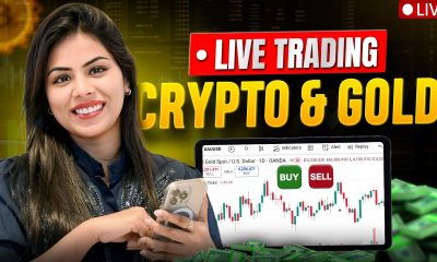 BITCOIN & GOLD LIVE TRADING ANALYSIS  @tradingmentor22  Live Trading ||  #goldtrading #cryptotrading