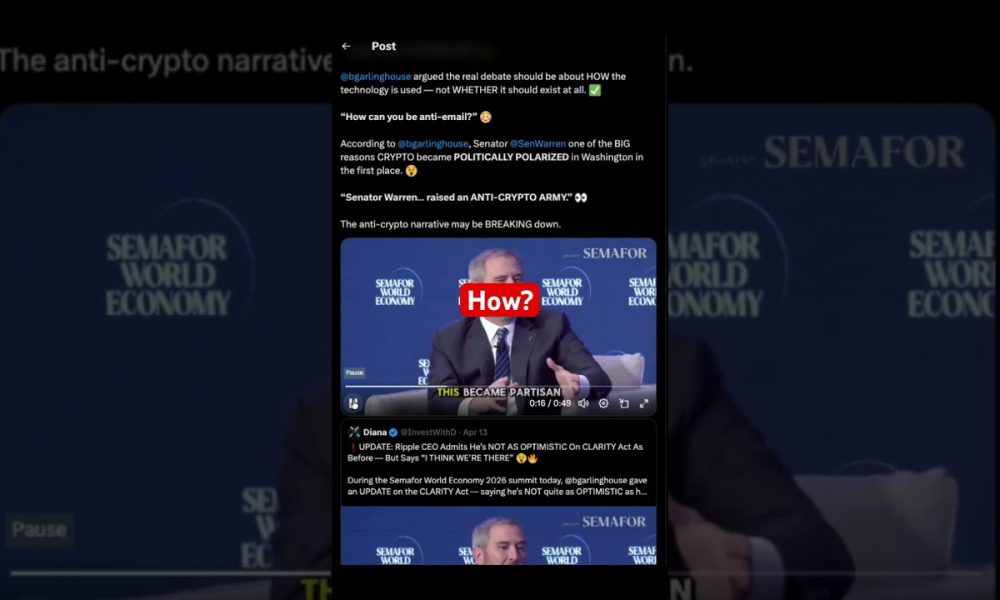 Ripple CEO Baffled #crypto #cryptocurrency #xrp #bitcoin