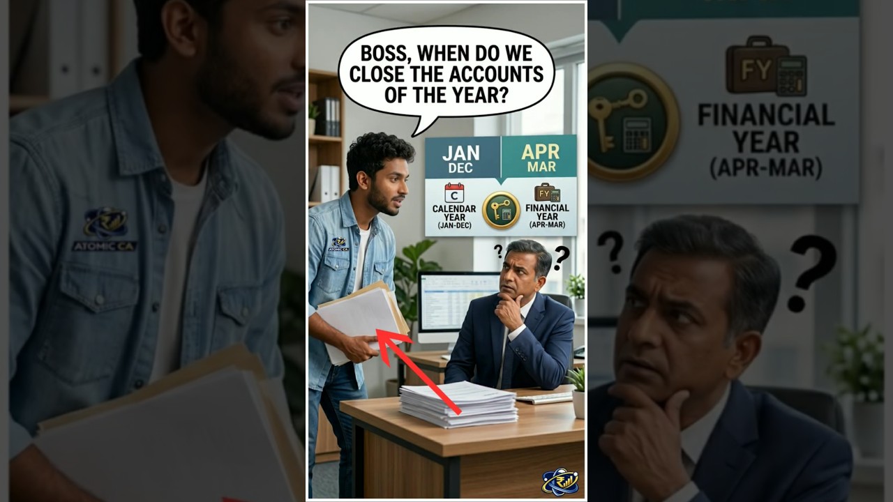 Financial Year = April to March? Why? | Section 2(41) Simplified! | CA  Finance Basics #facts