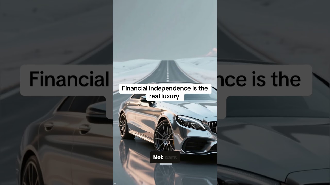 Financial independence is the real luxury#confidentwomen #finance #moneymindset #assets #money