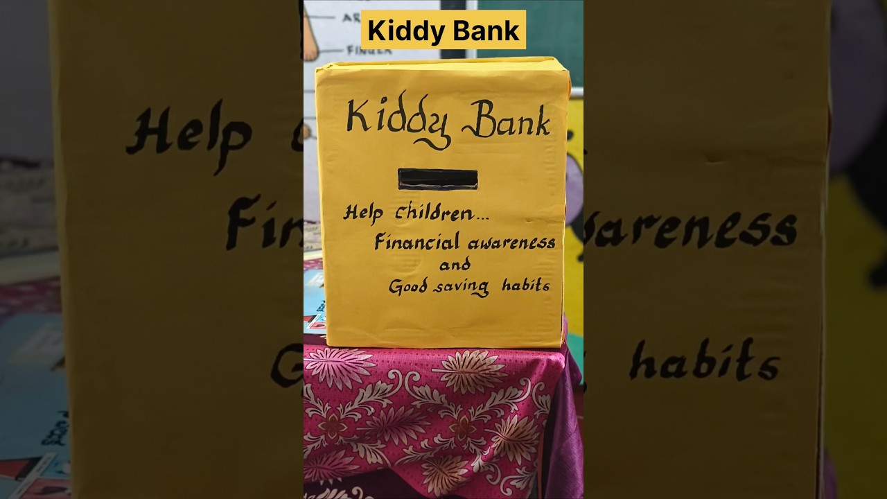 Kiddy Bank - Financial awareness and Good saving habits | #maths #goodhabits #educationsavings