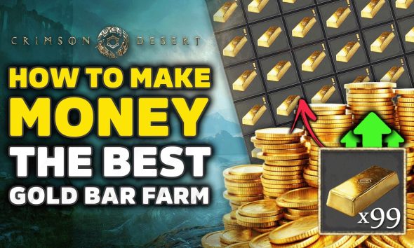 Crimson Desert How To Make Money FAST! (New Gold Bar & Apple Location)