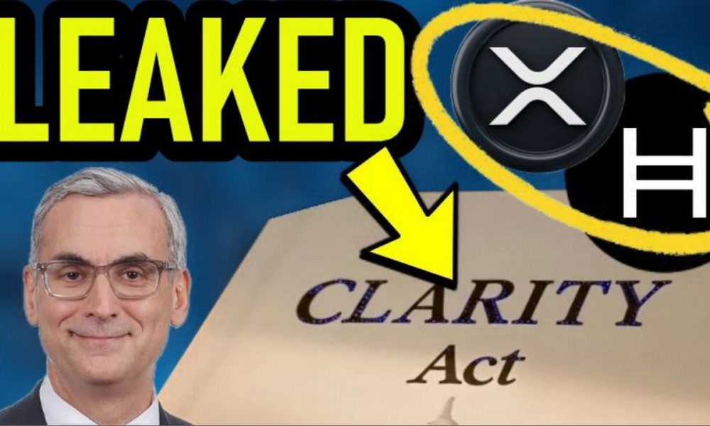 XRP HBAR CLARITY PASSING LEAKED?