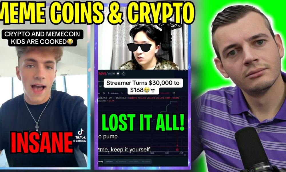 Let's Watch 30 Minutes of People Losing MILLIONS On Meme Coins & Cryptocurrency