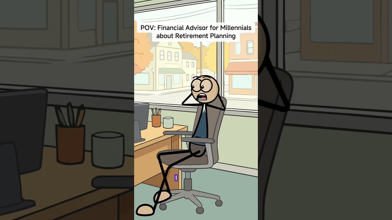 POV: Financial Advisor for Millennials about Retirement Planning #millennials #usalife #genz #fyp