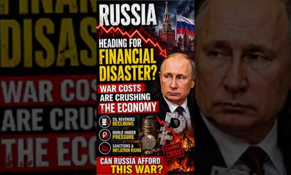 Russia Faces Financial Crisis as War Costs Surge, Economy Under Pressure