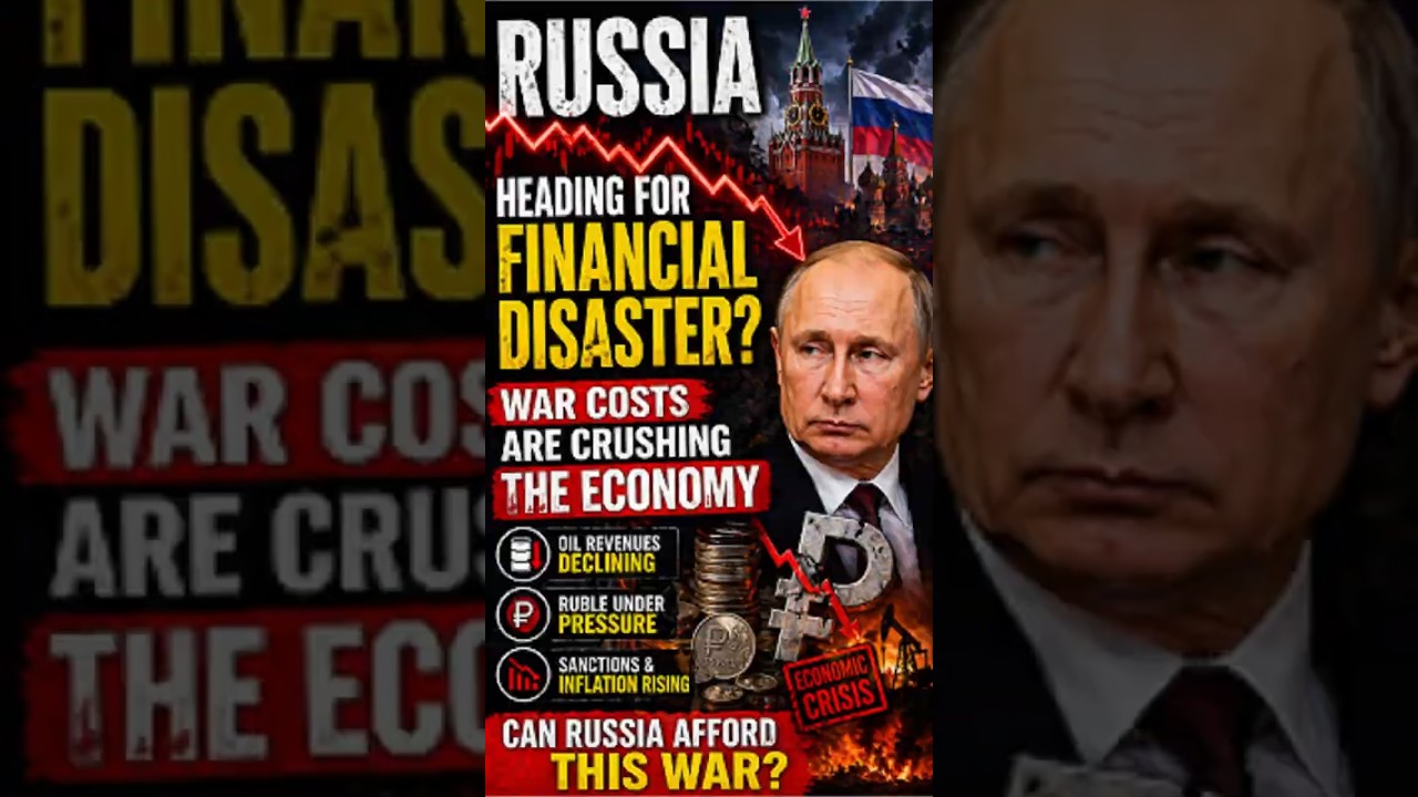 Russia Faces Financial Crisis as War Costs Surge, Economy Under Pressure
