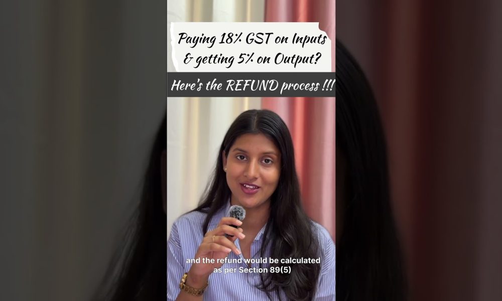 Inverted Duty Structure #inverteddutystructure #ca #gst #refund #finance #charteredaccountant