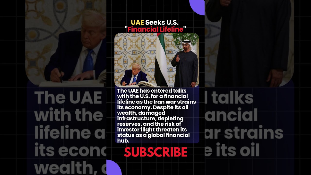 UAE Seeks US Financial Lifeline Amid Iran War #uae #usa #finance #lifeline #iranwar #iranuswar