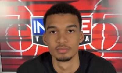 The NFL logo appears on a goal post before the 2015 NFC Championship game between the Seattle Seahawks and the Green Bay Packers at CenturyLink Field in Seattle Jan. 18, 2015.