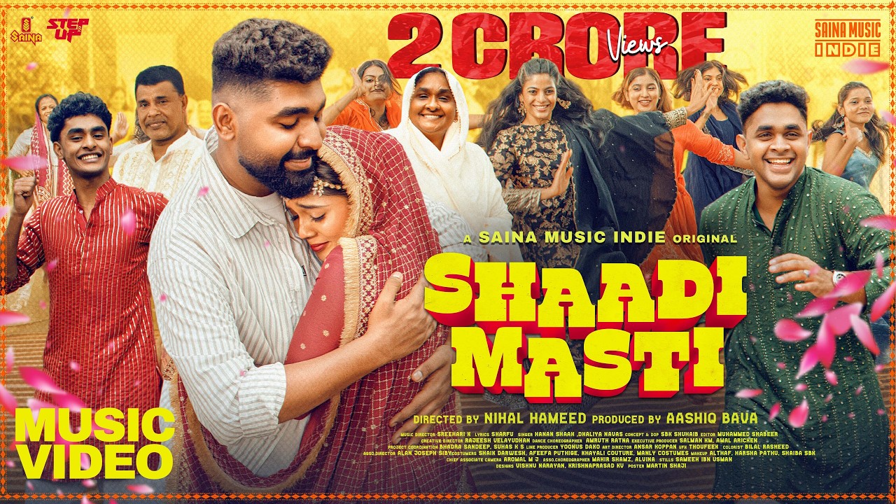 Shaadi Masti l Sreehari K | Hanan Shaah | Official Music Video l Saina Music Indie