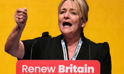 Unite General Secretary Sharon Graham speaks at Labour conference