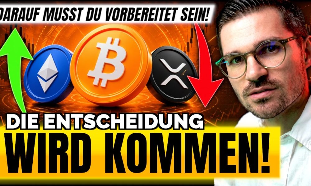 Pump oder Crash: Bitcoin ENTSCHEIDUNG bis heute um 16 Uhr!