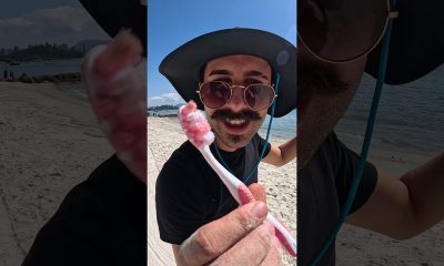 Achando dinheiro na praia com a ecopeneira #ecopeneira #praia #dinheiro