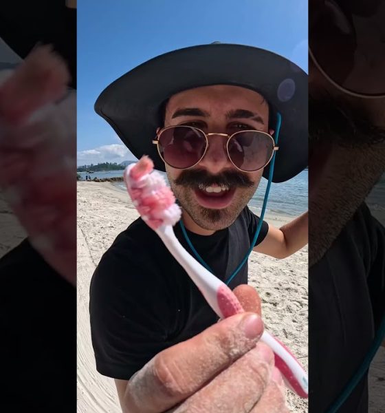 Achando dinheiro na praia com a ecopeneira #ecopeneira #praia #dinheiro