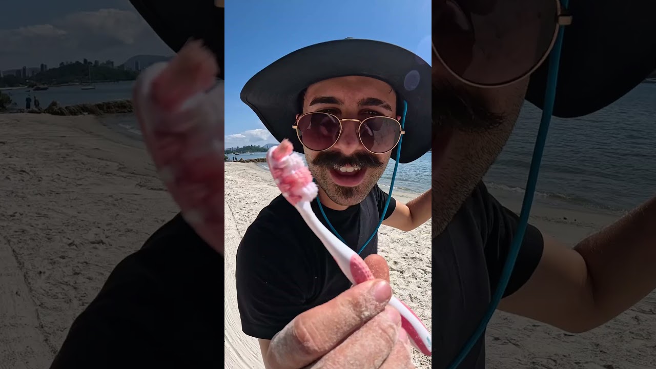 Achando dinheiro na praia com a ecopeneira #ecopeneira #praia #dinheiro