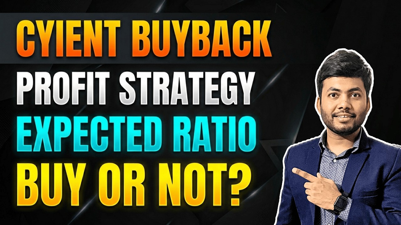 Cyient Buyback Strategy | Financial Down | Buy or Not? | Right Price to Buy