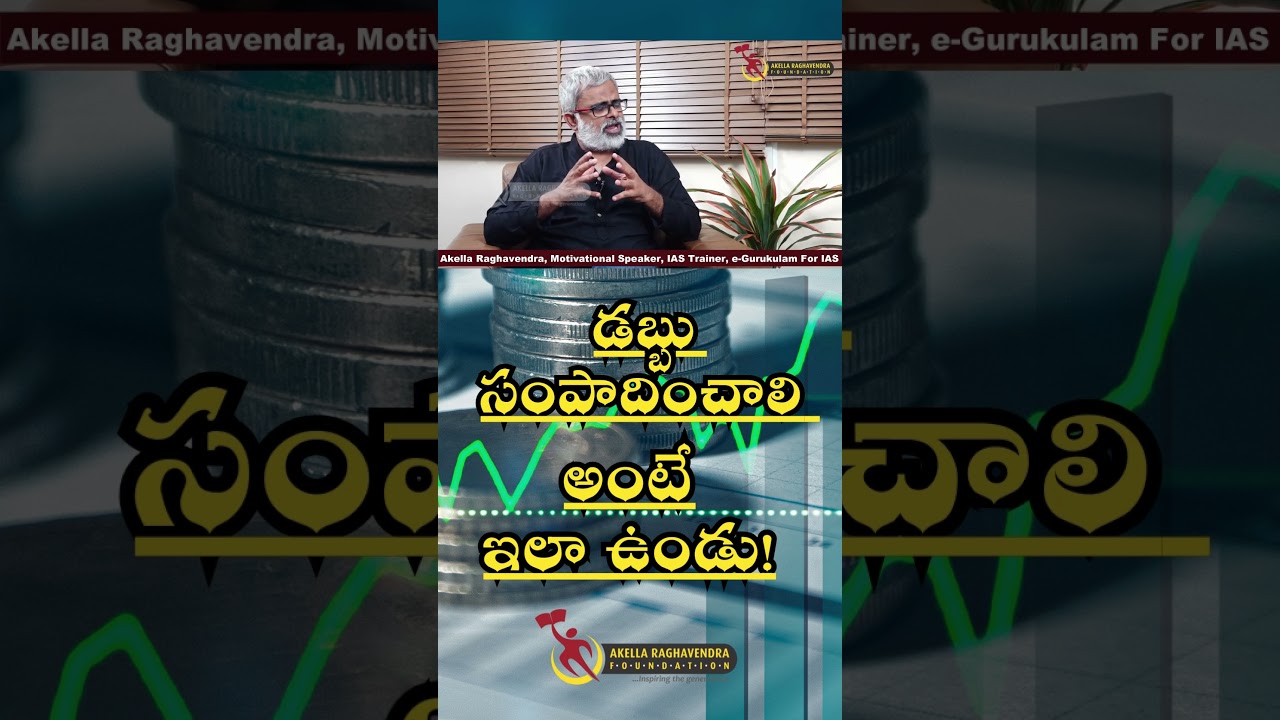 Best tips for Financial planning | Akella Raghavendra | Telugu Motivational videos