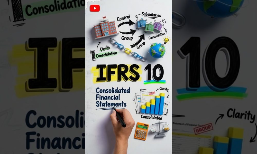 IFRS 10 Explained | Consolidated Financial Statements | #ifrs #ifrs10 #ifrsstandards #shorts