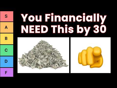Financial Milestones To Reach By 30 (Tier List)