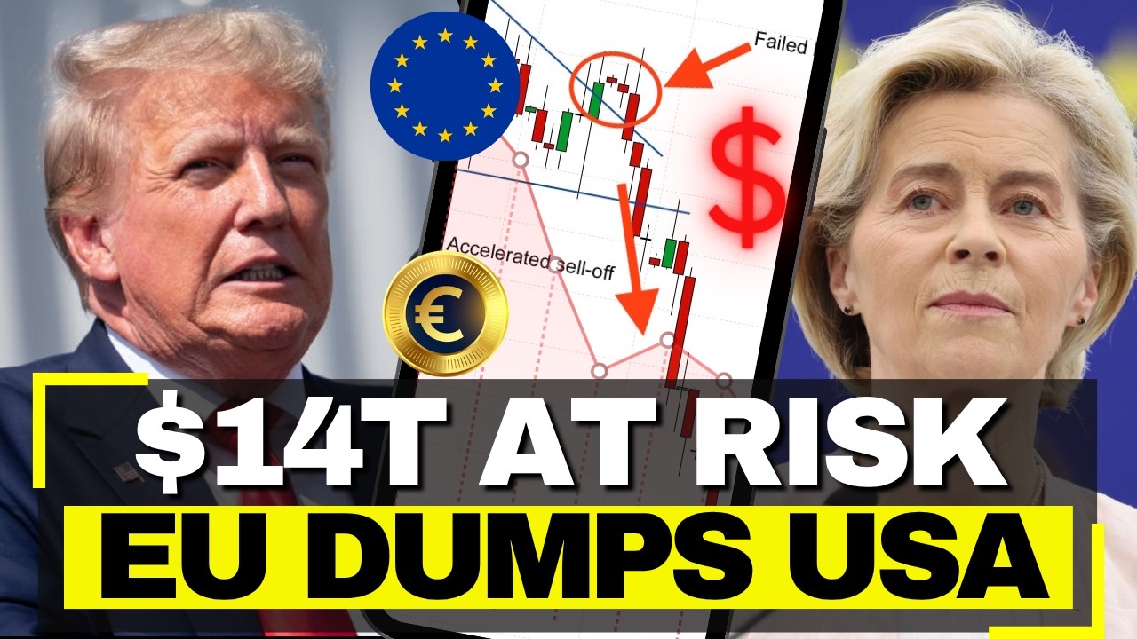 USA Financial System IMPLODES - Europe Treats American Stocks Like Junk, De-Risking $14T NOW