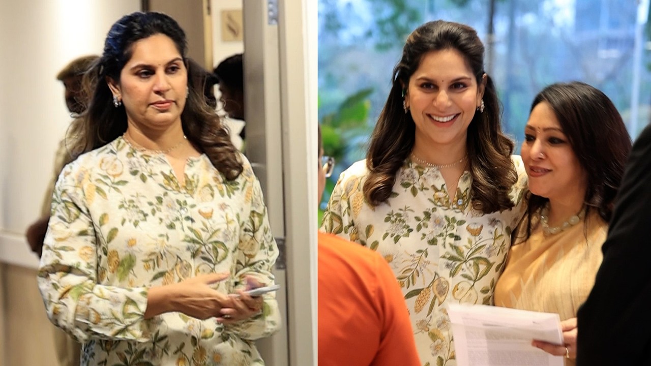 Ram Charan Wife Upasana Exclusive Visuals @ Apollo Hospitals at Financial District