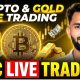 Btc Live Trading & Gold Live Trading | crypto live trading & xauusd Live Trading  #Gold #BTC #CRYPTO
