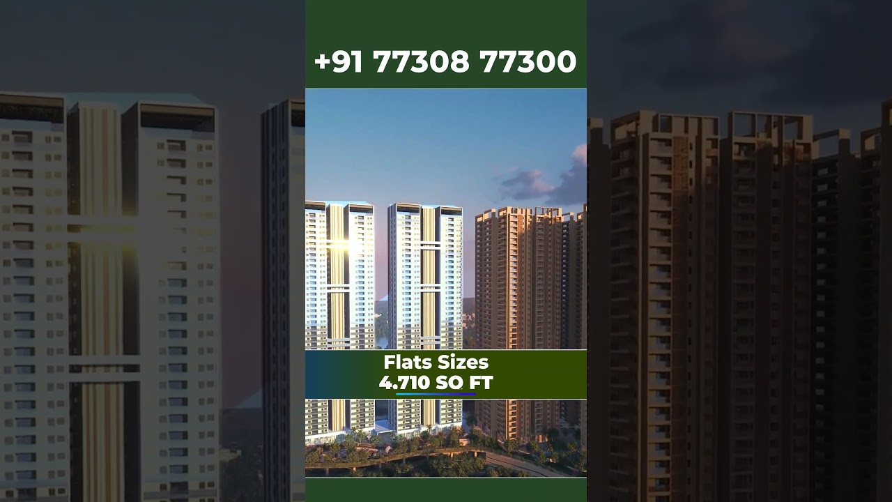 Premium Apartments | 40 Floors Luxury Towers in Puppalaguda | Near Financial District Hyderabad