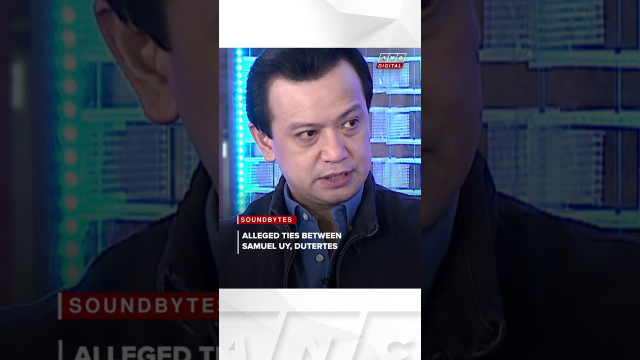 Trillanes details alleged ties between Dutertes, 'drug lord' Samuel Uy | ANC
