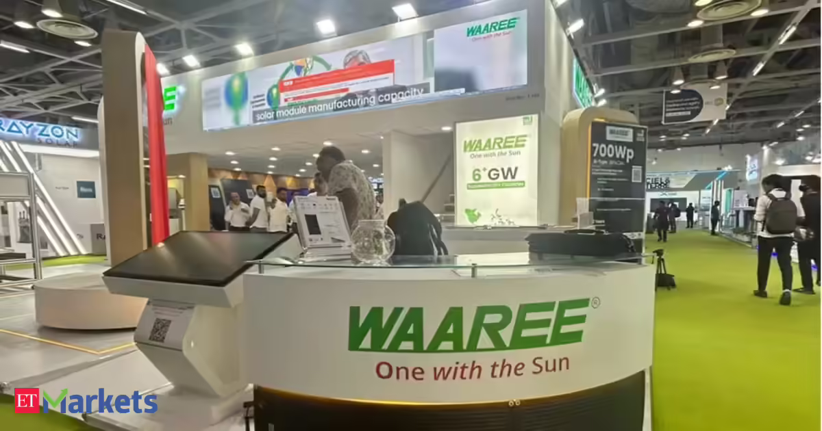 Waaree Energies shares crash 9% despite 75% increase in Q4 net profit, upbeat FY27 guidance