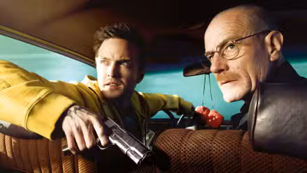 Aaron Paul and Bryan Cranston in 'Breaking Bad'