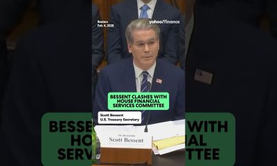 Watch Treasury Secretary Bessent clash with the US House Financial Services Committee.
