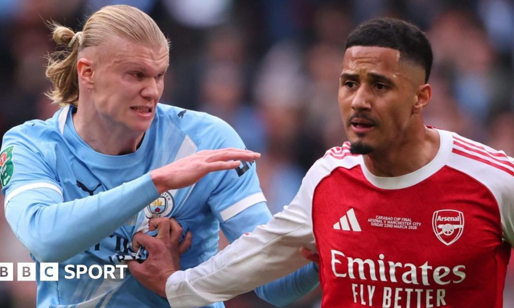 Erling Haaland and William Saliba