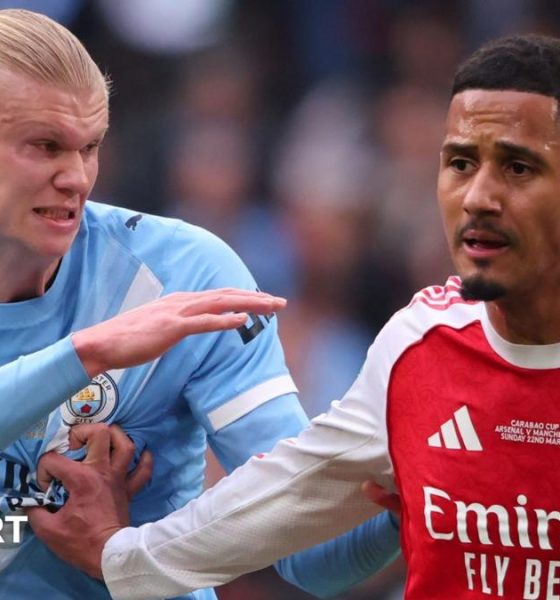 Erling Haaland and William Saliba