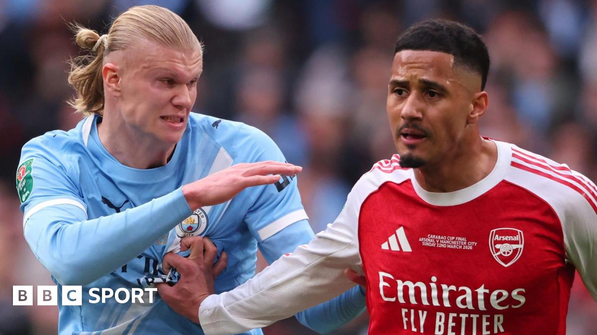 Erling Haaland and William Saliba