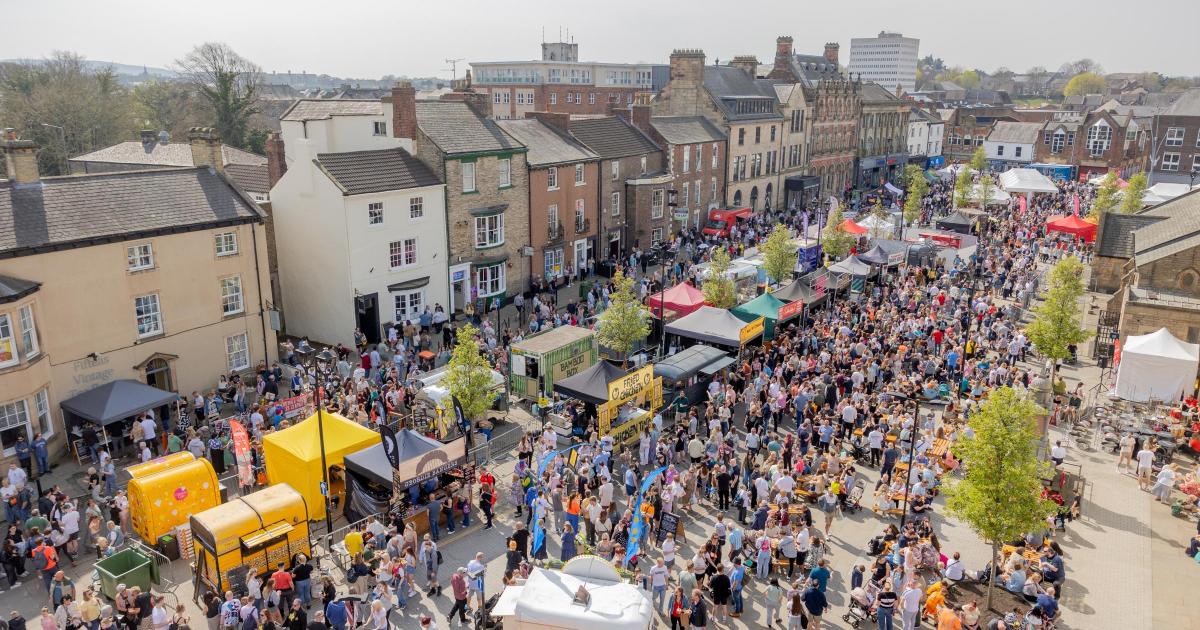 This year's line-up for Bishop Auckland Food Festival