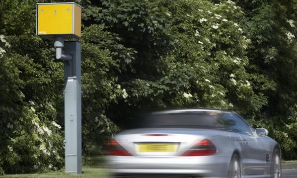 How far away can a speed camera catch you speeding?