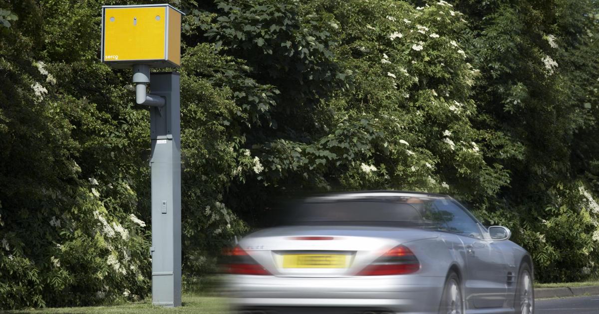 How far away can a speed camera catch you speeding?