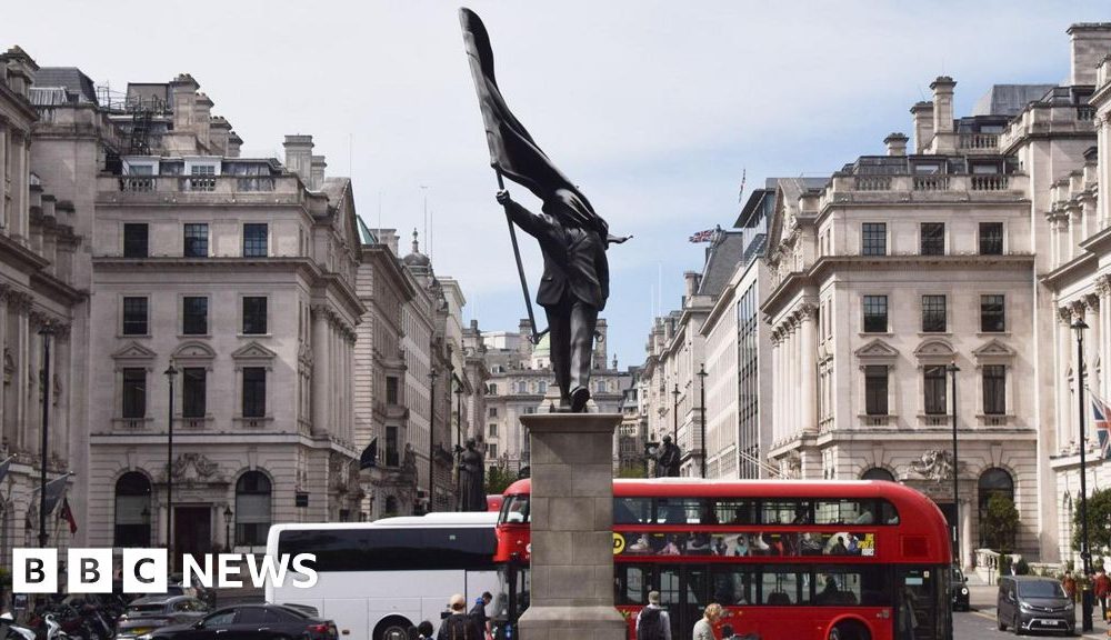Banksy confirms he is behind new statue in central London