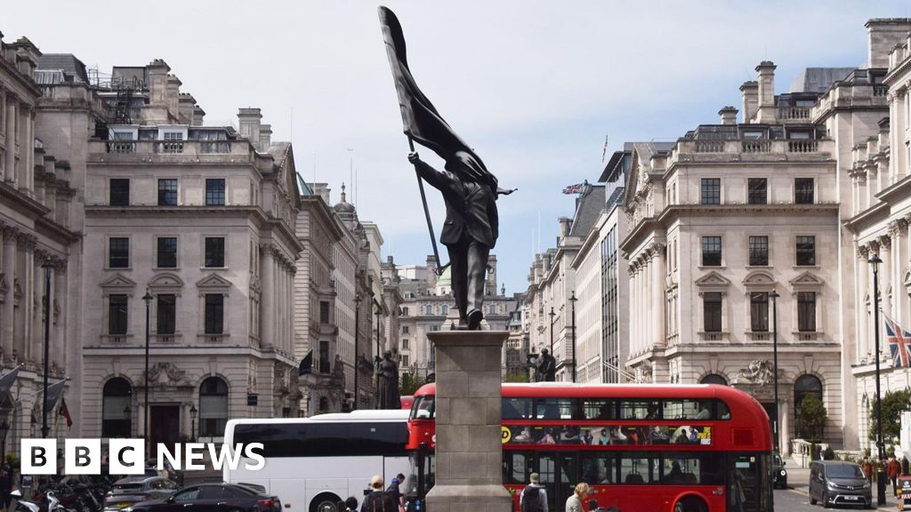 Banksy confirms he is behind new statue in central London