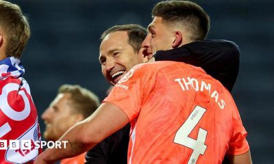 Frank Lampard celebrating promotion