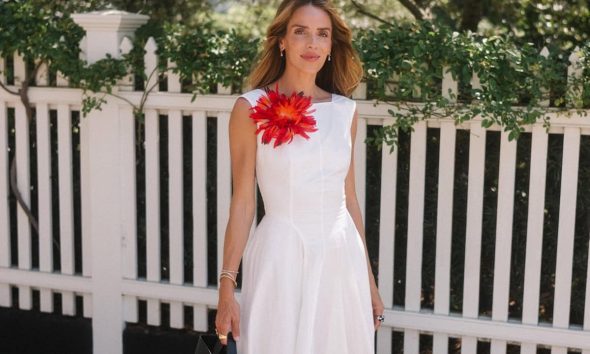 Touch of Red/White Dresses - Julia Berolzheimer