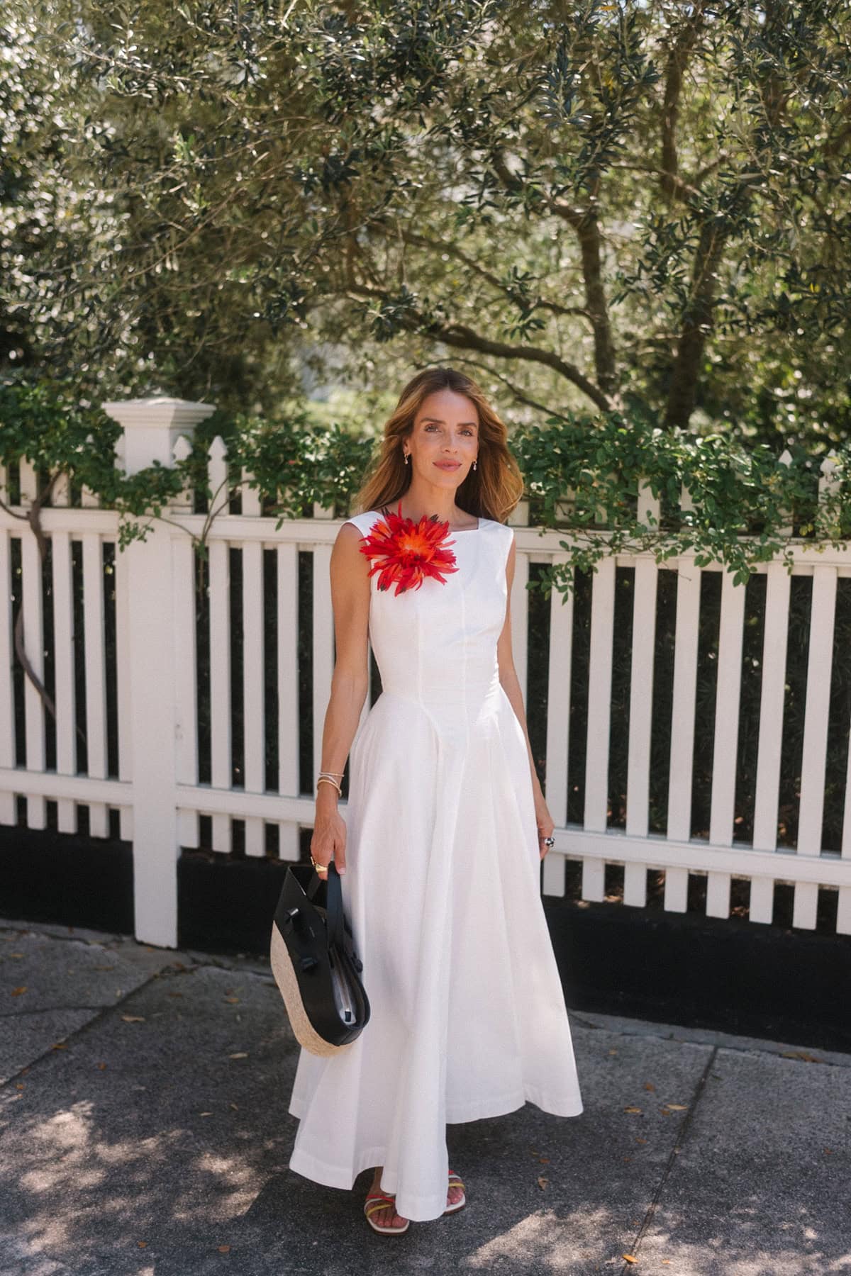 Touch of Red/White Dresses - Julia Berolzheimer