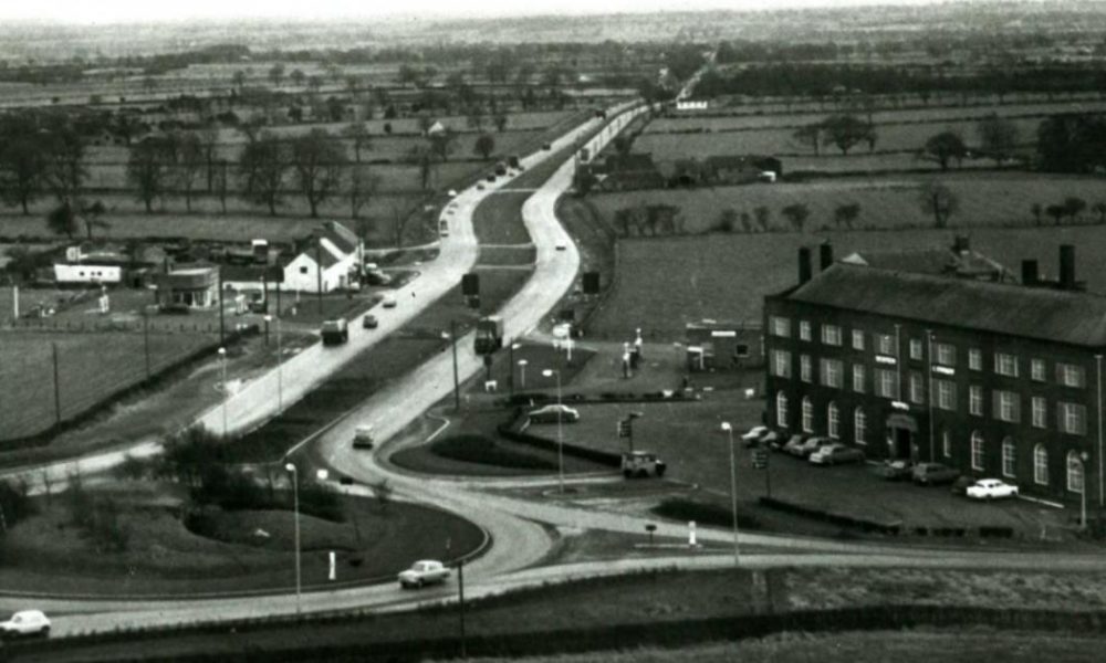 Where does Scotch Corner on the A1(M) get its name from?