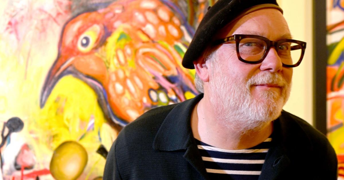 Jim Moir aka Vic Reeves on his bird paintings exhibition