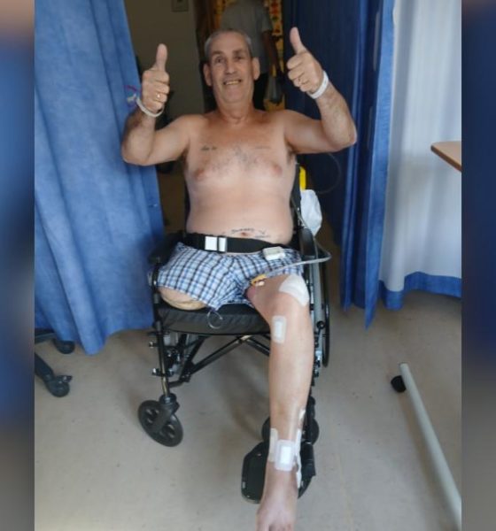 Stockton grandad lost leg after forklift ran over him at work