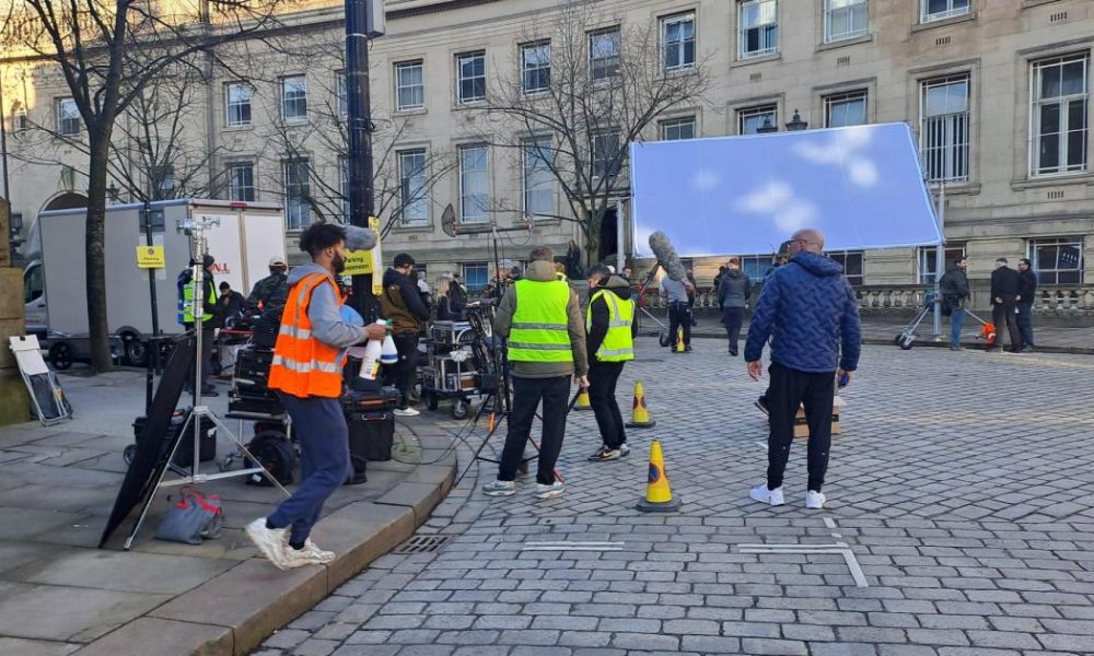 ITV drama 'Saviour' filming in Bolton town centre